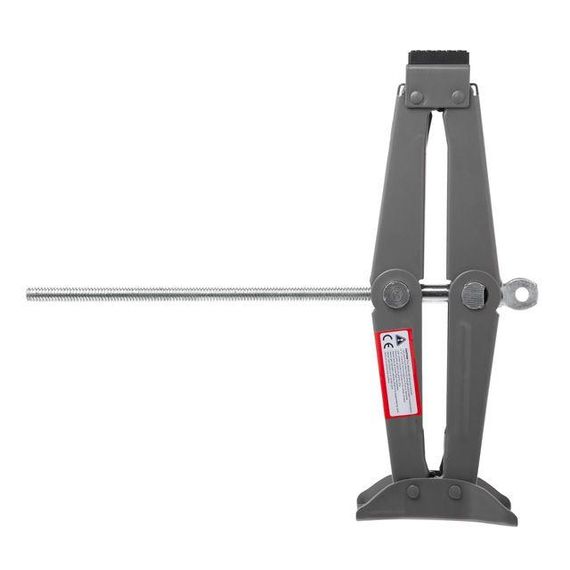 Домкрат механічний ромбоподібний 1,5т. з тріскачкою, гумовий упор., 90-370 мм INTERTOOL GT0183 | Зображення 1