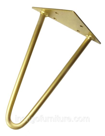 Комплект ножек шпилек из металла 200 мм 4 шт (1148) Золото | Зображення 1