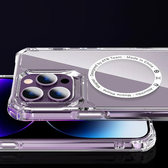 Чохол TPU Gorilla with MagSafe для Apple iPhone 14 Pro Max (6.7") Clear | Зображення 2