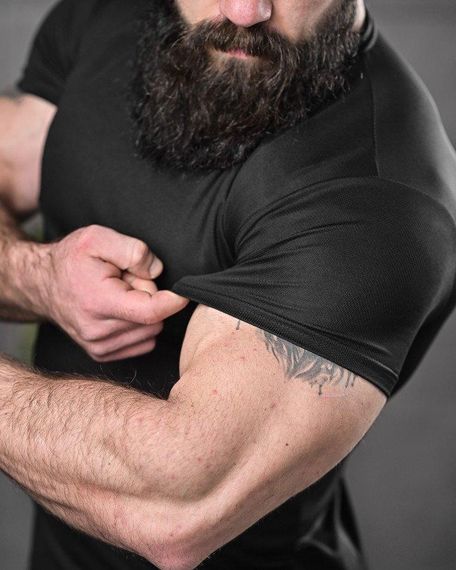 Тактична потоотводна футболка odin всесвіт чорна ДЛ6545 | Зображення 4