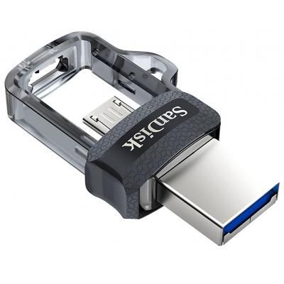 USB флеш накопичувач SanDisk 64GB Ultra Dual Black USB 3.0 OTG (SDDD3-064G-G46) | Зображення 5