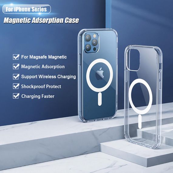 Чохол Cosmic Acrylic MagSafe HQ для Apple iPhone 15 Transparent | Зображення 2