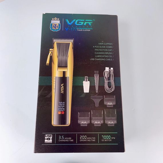Машинка для стрижки волосся із потужним мотором XPRO VGR V-177 (45115-V-177_471) | Зображення 3