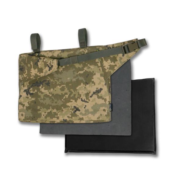 Каремат-сидушка Militex 20mm Cordura Pixel під броню | Зображення 4