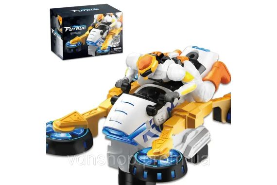 Інтерактивна танцювальна іграшка Мотоцикл, Futrue LD-175A / Мотоцикл-трансформер зі звуковими ефектами | Зображення 3