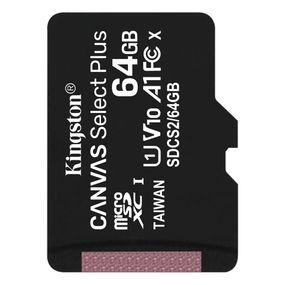 Kingston Canvas Select Plus microSD [Карта пам'яті microSD 64GB C10 UHS-I R100MB/s] (SDCS2/64GBSP)