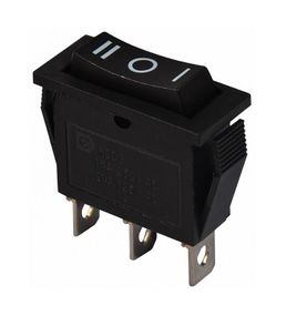 Переключатель KCD3-103 B/B 1 клавиша черная перекидной Ny95500849