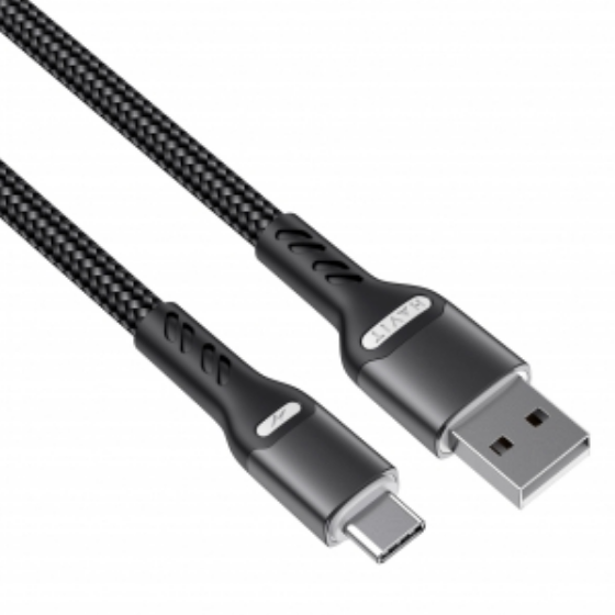 Кабель USB Type-C Havit HV-CB6217 3,0A 1м чорний | Зображення 2