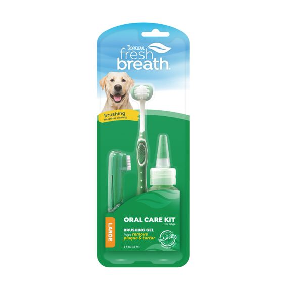Набор для ухода за зубами собак TropiClean Fresh Breath Oral Care Dog Kit