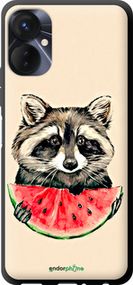 Чохол на Tecno Spark 9 Pro Єнотик з кавуном "4605b-2832-2448"