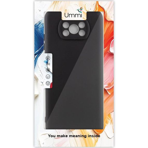 Чохол Silicone Cover Ummi Lakshmi Full Camera (AA) для Xiaomi Poco X3 NFC / Poco X3 Pro Чорний / Black | Зображення 2