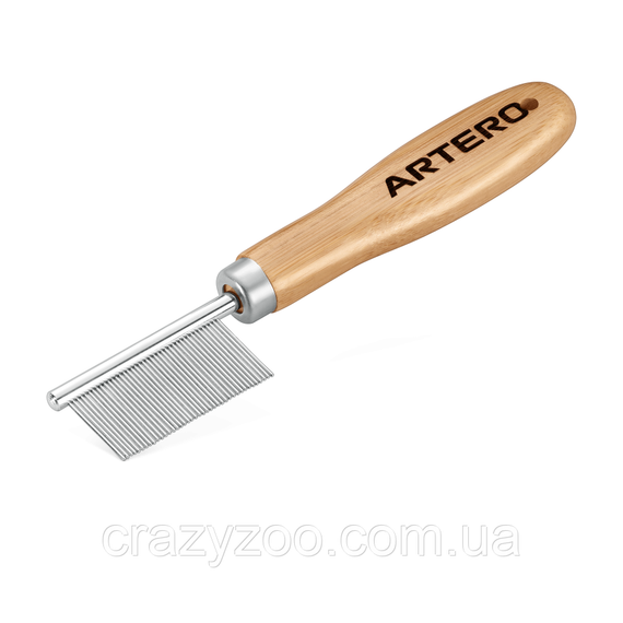 Гребінець для собак та котів Artero Buddy Nature Collection для морди та очей 3x13 см P963