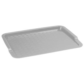 Поднос пластиковый Curver 03406 прямоугольный 43×32.5 см для сервировки и подачи серый