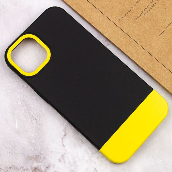 Чохол TPU+PC Bichromatic для Apple iPhone 12 Pro Max (6.7") Силікон, Black / Yellow | Зображення 3