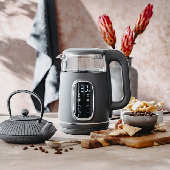 Електрочайник cкляний Adler AD 1305 сірий 1,7 л, 2200 Вт, з регулюванням температури | Зображення 6