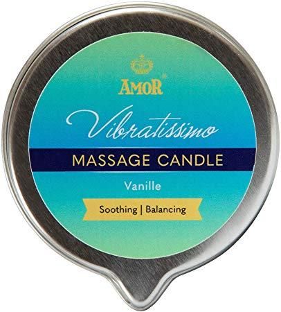 Массажная свеча - Vibratissimo Vanille, 50 мл Sex Aura | Зображення 1