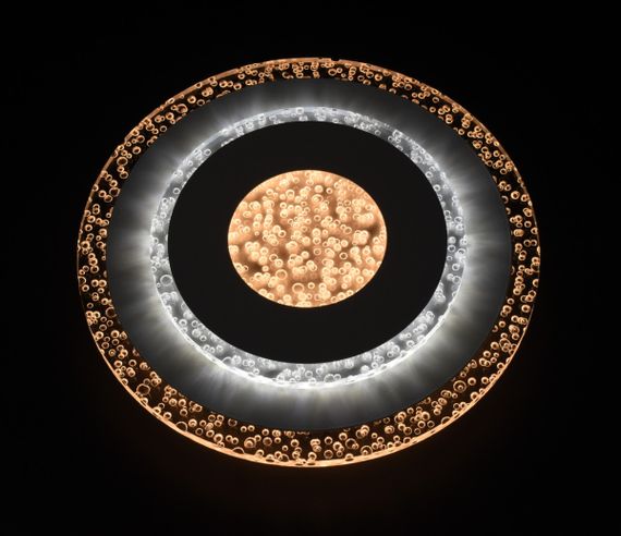 Сучасний круглий світильник стельовий LED для кімнати кухні ванної 26156 Білий 4х25х25 см. | Зображення 2