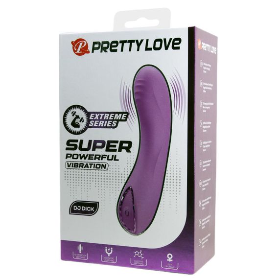 Вібратор для точки G Pretty Love Dj Dick фіолетовий, 12.7 х 2.7 см Sex Aura | Зображення 7