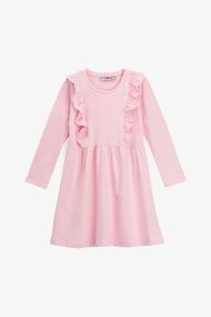 Сукня однотонна для дівчинки Aura Style 726-1 104 см Рожевий shop (2000990944498)
