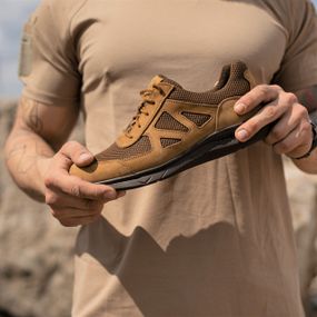 Кросівки тактичні STIMUL Ягуар / Нубук / Cordura / 3D-сітка / Демі /Літо 26.5, Літо, Койот