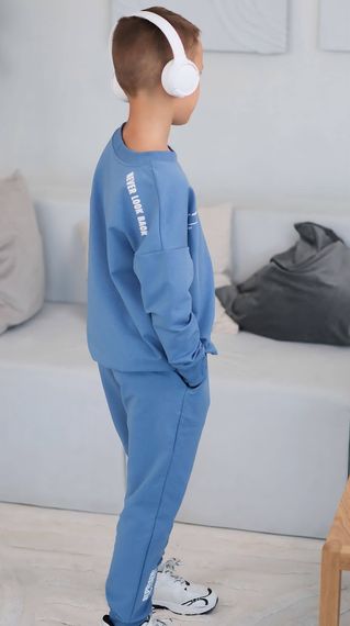 Костюм для хлопчика (підлітковий) Носи своє 152 Блакитний (p-13945-156165) | Зображення 6