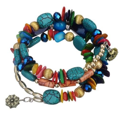 Женский браслет пружиной Primo Stone Cuff - Color | Зображення 1