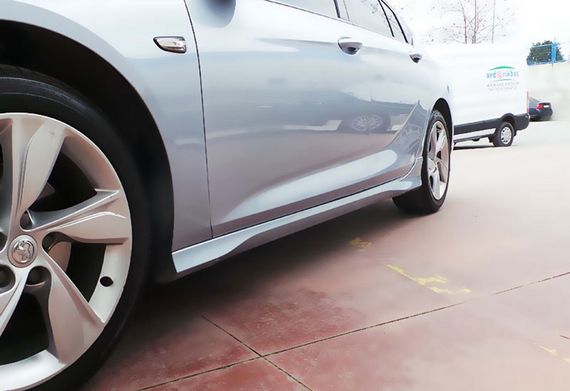 Боковые Пороги DPT (грунтованные под покраску) для Opel Insignia 2017-2022 гг