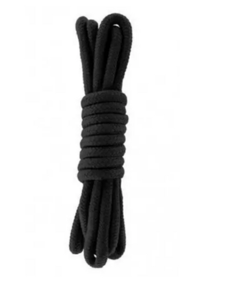 Мотузка для бондажу BONDAGE ROPE 3M, Black Sex Aura
