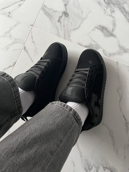 Кроссовки DC Court Graffik All Black , Вьетнам 6013 | Зображення 1