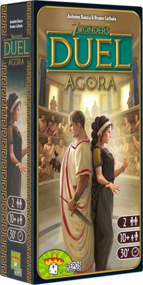 Настільна гра 7 Wonders Duel: Агора (7 Чудес. Дуель) (українською)