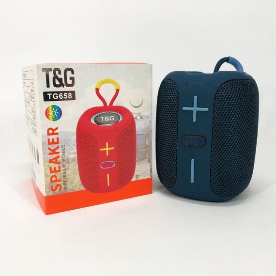 Портативна Bluetooth колонка TG658 8W з RGB підсвічуванням. YO-324 Колір: синій | Зображення 6
