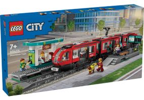Конструктор LEGO City Трамвай и вокзал в центре города 60423