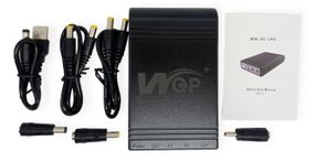 Джерело безперебійного живлення 10400 mAh USB, 9V, 12V для роутера Mini UPS WGP павербанк УПС + 3 перехідника