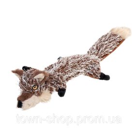 Игрушка для собак Волк с пищалками GiGwi Plush Friendz, текстиль, 37 см