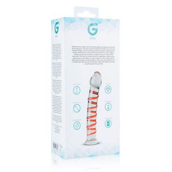 Стеклянный дилдо Gildo Glass Dildo No. 15 sexstyle | Зображення 5