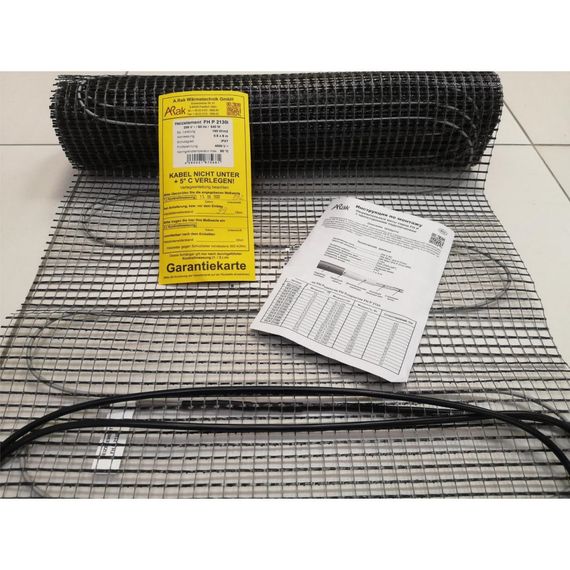 Мат нагрівальний Arnold Rak Standart FH-EC, 180 W/m2 (ø 3 мм) 0,75 м2 (135 Вт) | Зображення 1