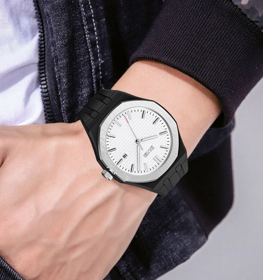 Годинник S2kmei 9299BKWT Black-White | Зображення 2