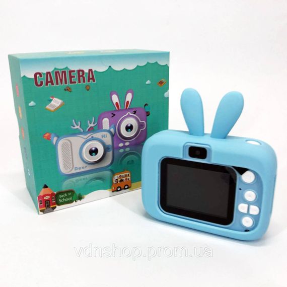 Детский цифровой фотоаппарат X900 Rabbit. Цвет: голубой PN-63 | Зображення 4