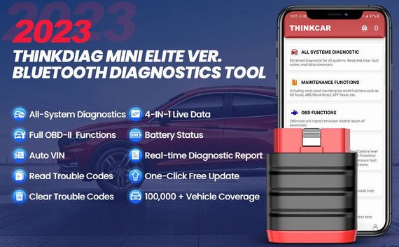 Мультимарковий автосканер THINKDIAG MINI | Зображення 3
