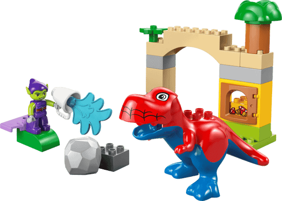 Конструктор Динозавр Spidey-Rex проти Зеленого Гобліна LEGO 10463 Різнокольоровий shop (5702018056349) | Зображення 1