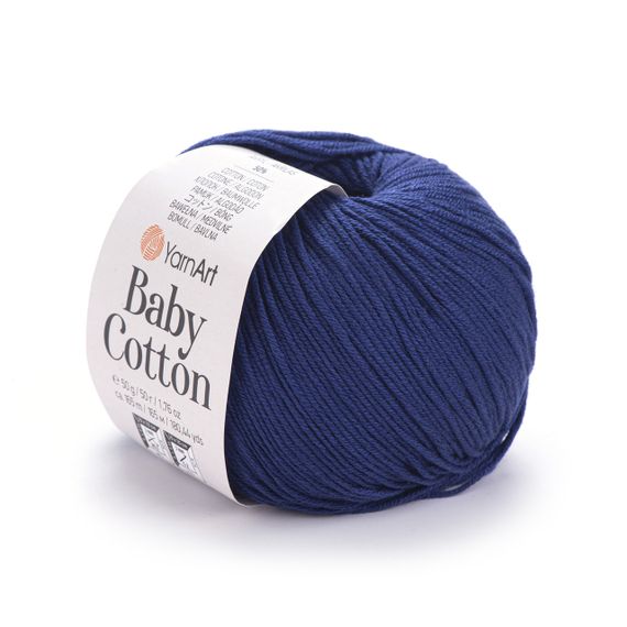 Пряжа YarnArt Baby Cotton No 459 (Ярнарт Бебі Коттон) 50 г / 165 м напівбавовна для дитячих речей та іграшок амігурумі