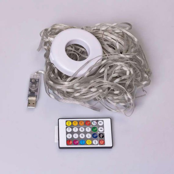 Розумна гірлянда Smart 200 LED довжина 2 м з керуванням зі смартфона прозора, мультиколор | Зображення 8