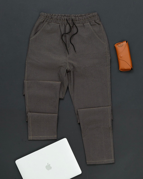 Брюки коричневые коричневый S XL | Зображення 6