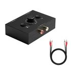 Двухсторонний аудио сплиттер/свитч с RCA стерео сигналом на 2 канала 2в1: коммутатор аудио звуковой переключатель | Зображення 5