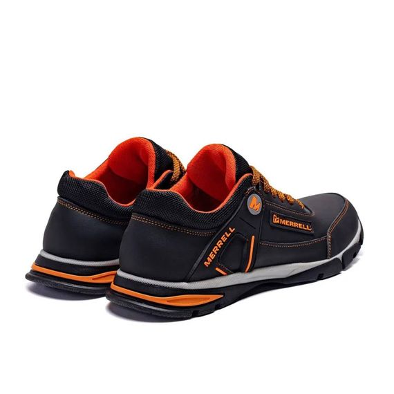 Демісезонні шкіряні кросівки MERRELL колір чорний/помаранчевий | Зображення 3