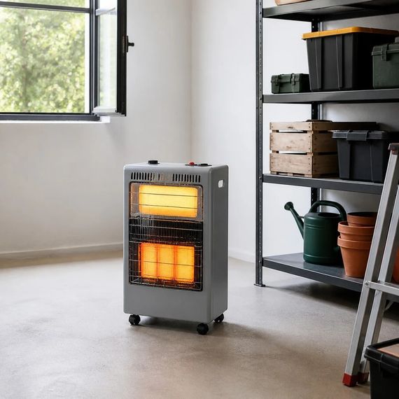 Инфракрасный обогреватель Domotec MS-6607 газ 4200 Вт + электро 1200 Вт | Зображення 2