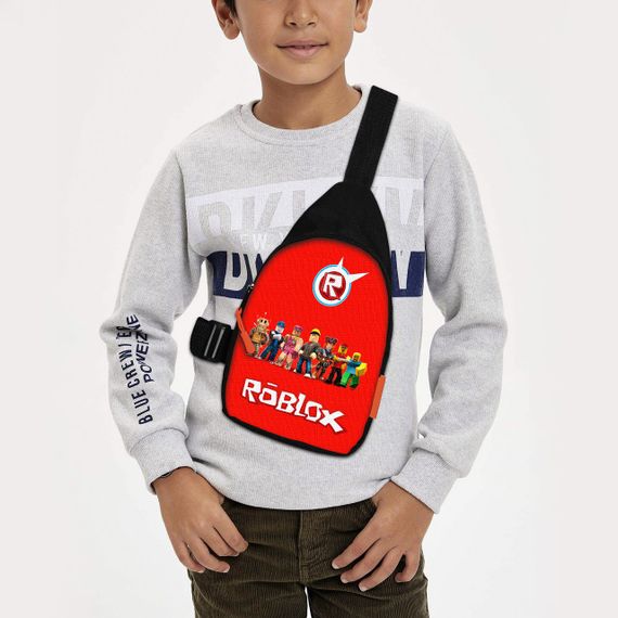 Сумка через плече дитяча Roblox 29х17 см сумка слінг для хлопчика (01962)