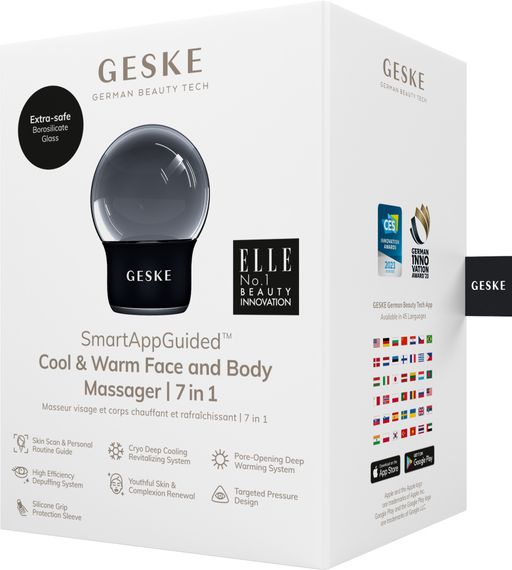 Масажер для обличчя і тіла GESKE Cool&Warm Face and Body Massager 7в1 starlight, Чорний | Зображення 7