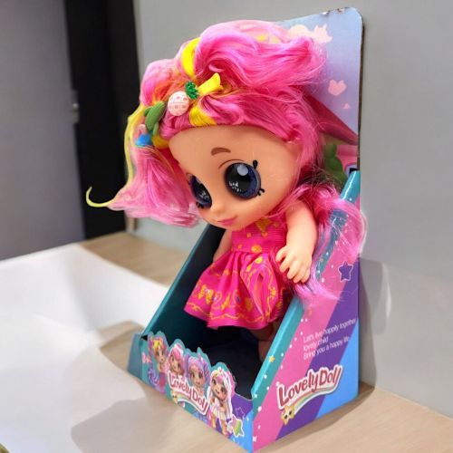 Лялька "Lovely Doll", висота - 20 см, рожевий | Зображення 1