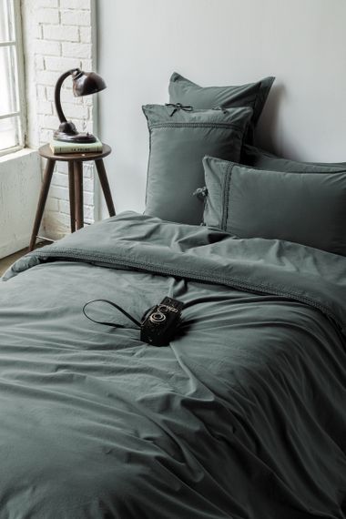 Постельное белье  Issimo Drope Poplin 200 х 220 см Teal Green